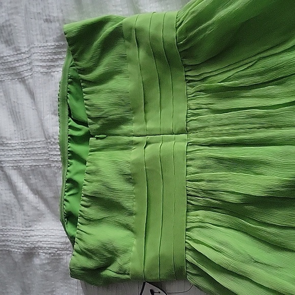 J. Crew Strapless Green Silk Dress Size 6 New With Tags - Picture 8 of 8